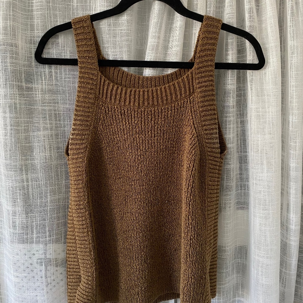 Cotton knit tank